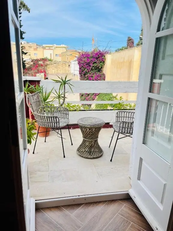 The Red Farm terrace with view
